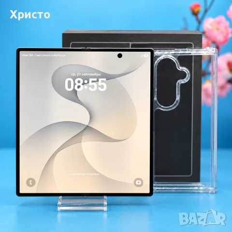 ГАРАНЦИОНЕН!!! Samsung Galaxy Z Fold8 Ultra, 12GB RAM, 256GB, 5G, Graphite + подарък кейс