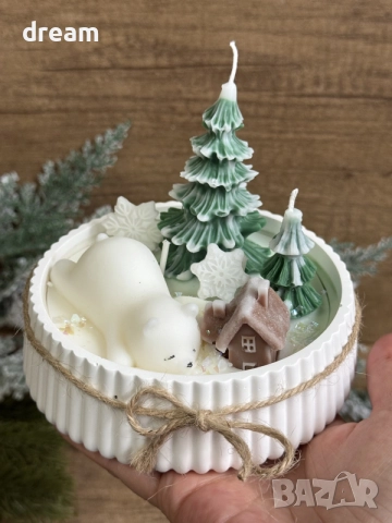 Коледни ароматни  свещи