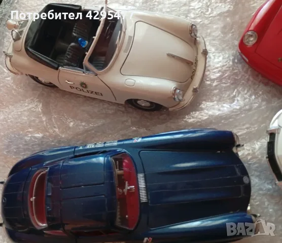  burago метални коли мащаб 1:18 made Italy