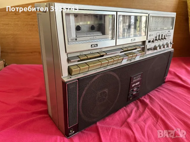 Sharp gf 525 Japan Колекционерски , снимка 3 - Радиокасетофони, транзистори - 56716718
