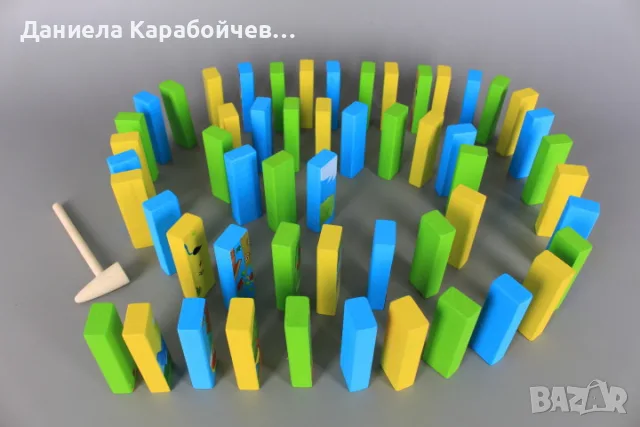Дървен мултифункционален пъзел - дженга, снимка 4 - Игри и пъзели - 56613876