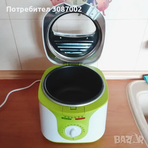 Фритюрник SAPIR 2 литра 1450W Демонтиращ се съд с незалепващо покритие