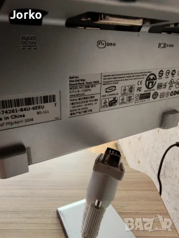 Монитор Dell 1708FPb, снимка 3 - Монитори - 56645303