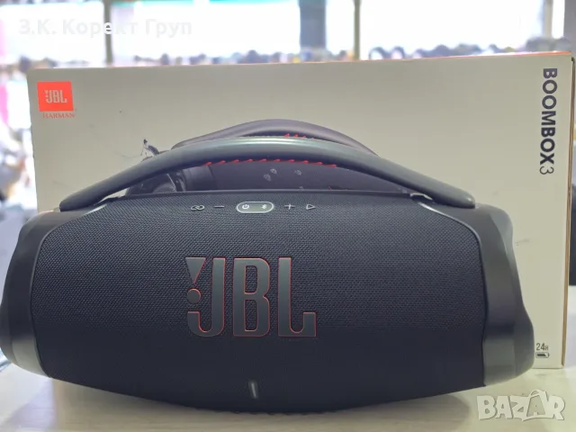 Tонколона JBL Boombox 3, 180W, Bluetooth, 24H, IP67, PartyBoost