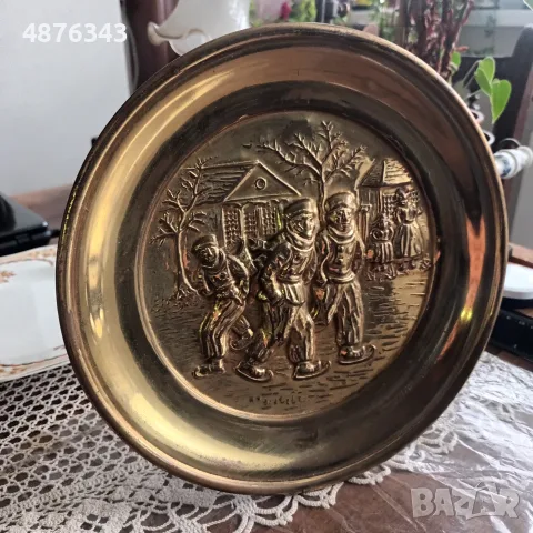 ПАНО МЕСИНГ, С КЪНКИ НА ЛЕД - АНГЛИЯ, снимка 3 - Пана - 56740548
