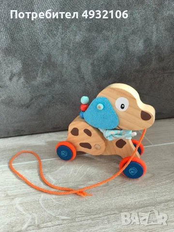 Дървена играчка за дърпане „Кученце“ на  Eichhorn