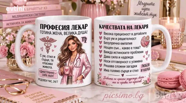 Керамична чаша „Докторка“