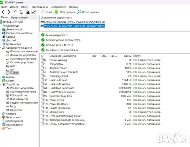 WD 1TB M.2 NVMe SSD