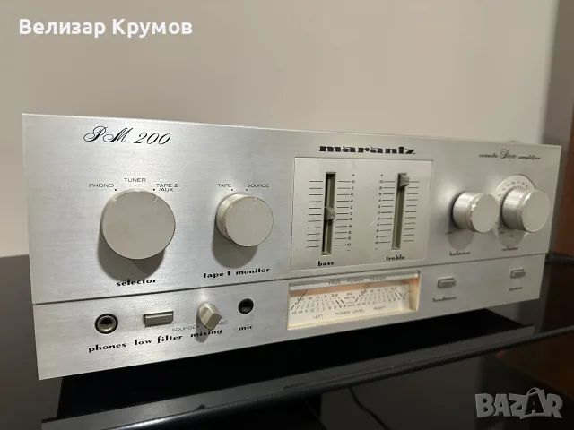 Усилвател Marantz PM 200, снимка 3 - Ресийвъри, усилватели, смесителни пултове - 56713162