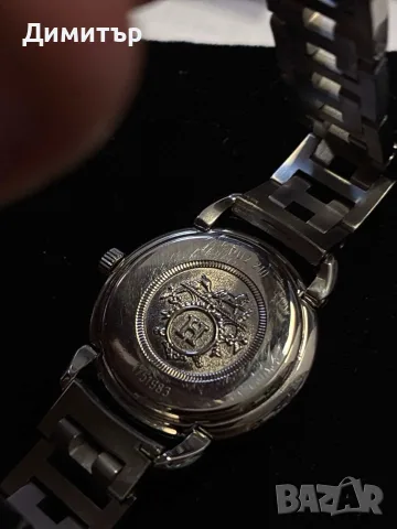 Дамски часовник Hermes Pullman Ladies Date Gun Black, снимка 4 - Дамски - 56600775