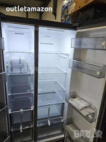 Samsung Side by Side AI RS70F65QET/EF, снимка 3 - Хладилници - 56577188