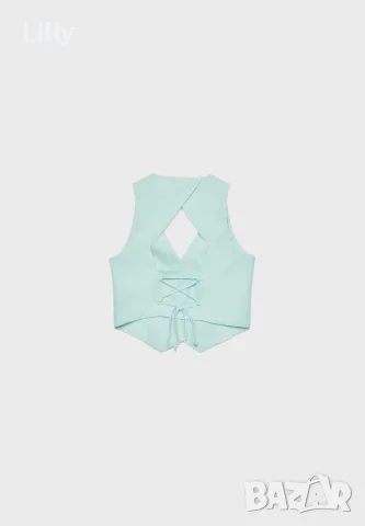 Ленен костюм Stradivarius, снимка 6 - Костюми - 56628348