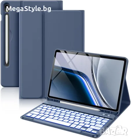 Калъф с клавиатура Vobafe за Samsung Galaxy Tab S10 Lite/S10 FE/S9 FE/Tab S9