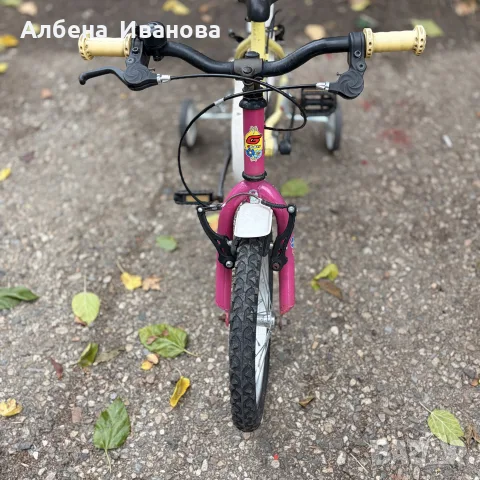 детско колело със спомагателни колелета , снимка 4 - Детски велосипеди, триколки и коли - 56681399