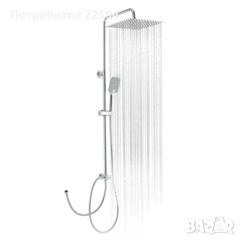Комплект за душ с душ пита - 30 см  , хром