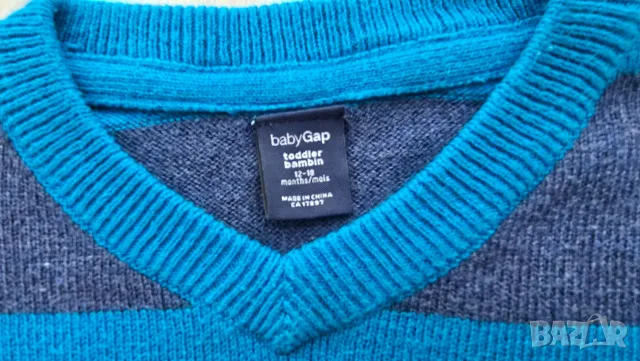 Бебешки пуловер babyGap 12-18 месеца, снимка 3 - Бебешки блузки - 52292890