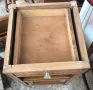 Дъбово антикварно шкафче с каменен плот, снимка 8