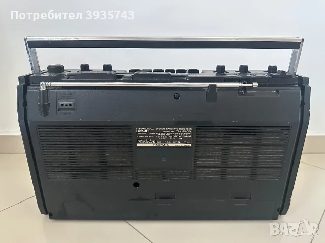Hitachi 5190 ER Japan boombox , снимка 7 - Радиокасетофони, транзистори - 56716690