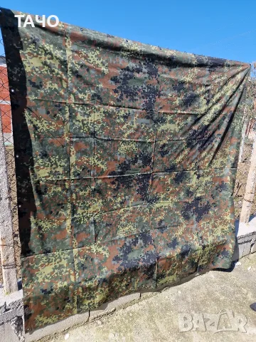 Камуфлажно платнище с капси Тип Flecktarn, снимка 10 - Къмпинг мебели - 56602588