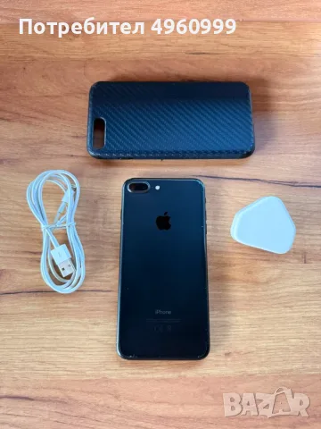 iPhone 7 Plus 32GB Black + Зарядно + Калъф, снимка 2 - Apple iPhone - 56601456