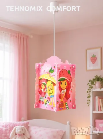 Детска висяща лампа Strawberry Shortcake, снимка 2 - Детски нощни лампи - 56608515