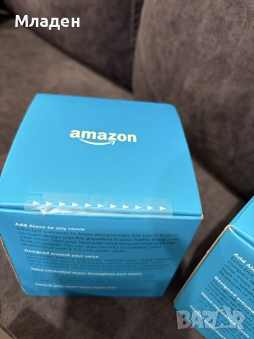 Тонколонка Alexa Echo Dot 3rd Generation, снимка 3 - Bluetooth тонколони - 56683837