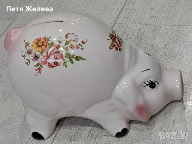 Винтидж порцеланова касичка -прасе, снимка 2 - Антикварни и старинни предмети - 56627829