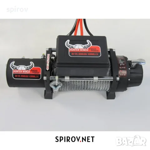 Лебедка HUNTER WINCH P9500 POWER 12V 9500lbs, снимка 2 - Аксесоари и консумативи - 55745323
