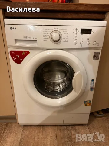 LG Direct Drive, 7 кг, с инверторен мотор.
