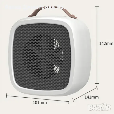 Настолен мини нагревател Hotvex mini heater, снимка 4 - Отоплителни печки - 56684121