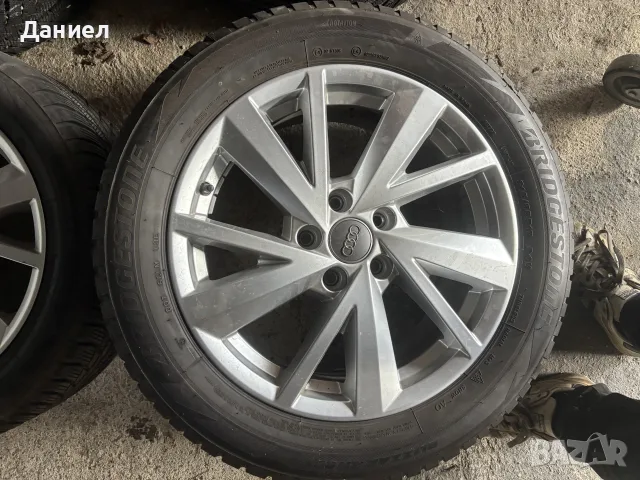 Джанти от Ауди Q5 215/55/17, снимка 2 - Гуми и джанти - 56690961