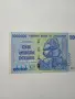 ЗАМБАБВЕ БАНКНОТА 1 МИЛИОН ДОЛАРА , снимка 2