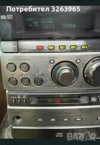 Аидио с-ма Aiwa XR-MD101EZ, снимка 3 - Аудиосистеми - 56643368