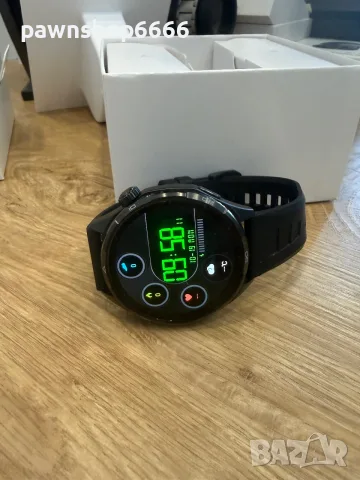 Смарт часовник HONOR Watch 6 Black  Fluoroelastomer Strap 46.5 MM, GPS, ПУЛСОМЕР, SPO2
