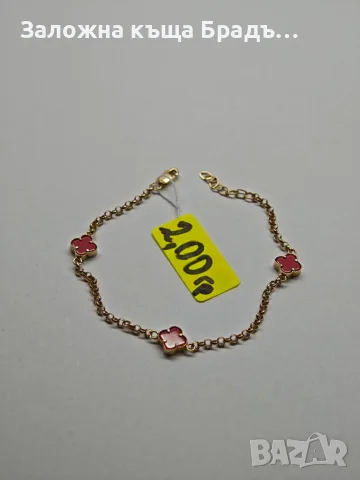 Детска златна гривна 2,00гр, снимка 2 - Гривни - 56596981