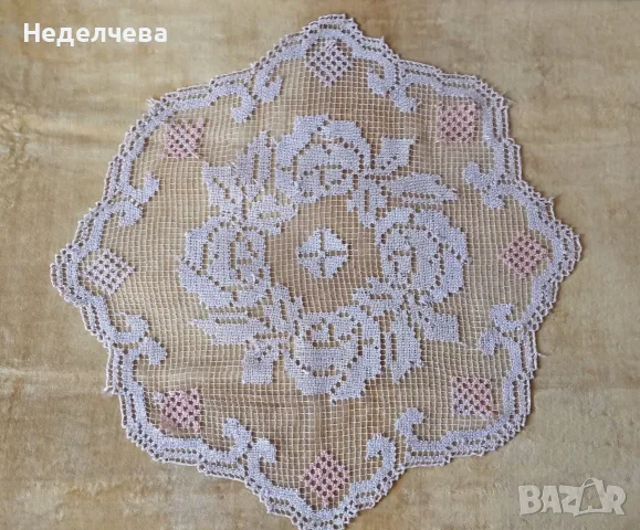Плетена покривка за масичка