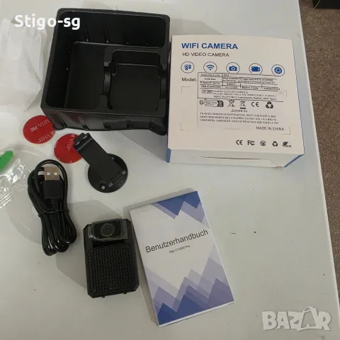 Смарт WiFi Камера за Видеонаблюдение Full HD / Скрита Бебефон камера (O-KAM Pro)