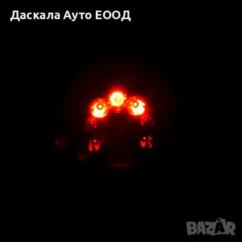 1бр. ЛЕД LED стоп кръгъл с хром ринг, 12-24V , ПОЛША, снимка 5 - Аксесоари и консумативи - 56644690