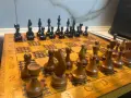 шах с дървени фигури, снимка 3