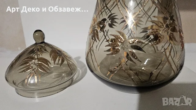 Винтидж бонбониера с капак, снимка 4 - Декорация за дома - 56570852