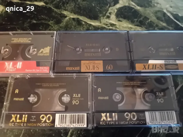 Maxell лот 5 броя хромни касети, снимка 2 - Аудио касети - 56706607