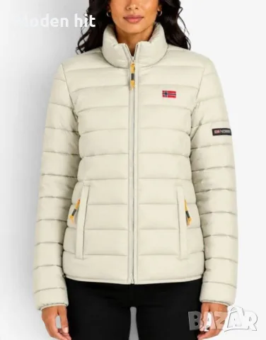 ОРИГИНАЛ! GEOGRAPHICAL NORWAY Atikolor Puffer Jacket Sage дамско зимно яке
