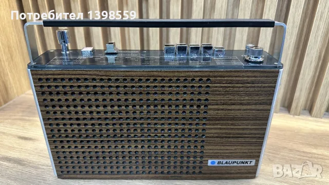 Винтидж радио Blaupunkt Derby от 70-те с добавено USB-C зареждане и bluetooth