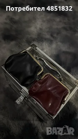 Дамски портмонета черно и червено, снимка 2 - Портфейли, портмонета - 56746921