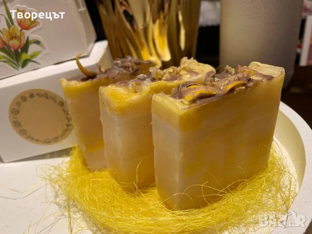 ръчно изработени сапуни с глицерин ,етерични масла и кокос