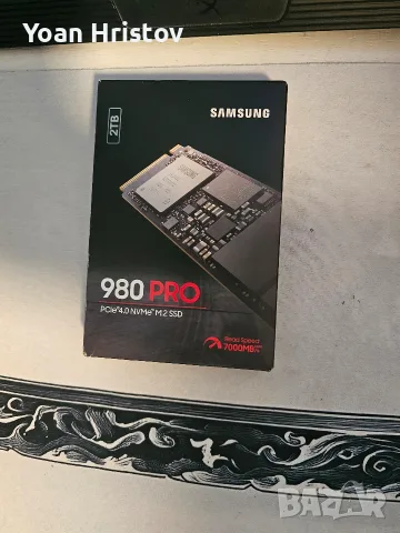 Samsung 980 PRO 2TB PCIe Gen 4.0 NVMe M.2 вътрешен SSD диск