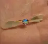 Винтидж брошка във формата на пеперуда, снимка 6