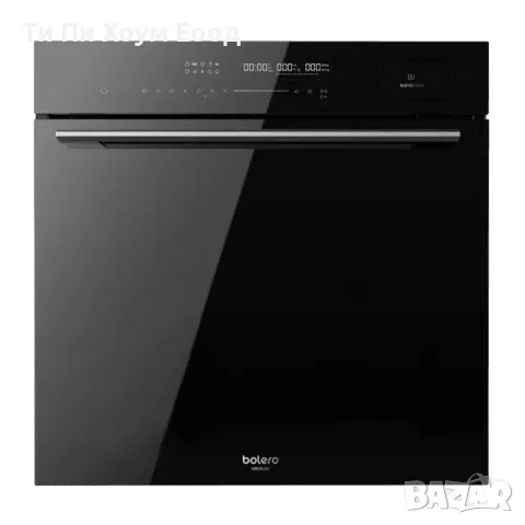 Многофункционална вградена фурна 74 L ​​Bolero Hexa V3000 черна с пара