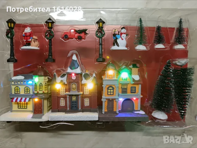 Нови LED светещи селца.с 3 светещи къщички, общо от 14 фигури.
