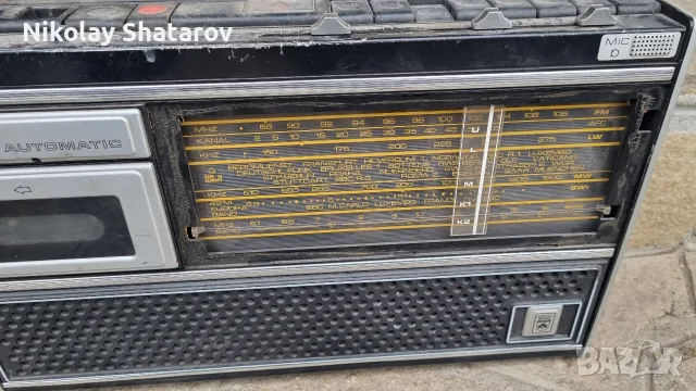 стар касетофон    Grundig , снимка 3 - Радиокасетофони, транзистори - 56560245